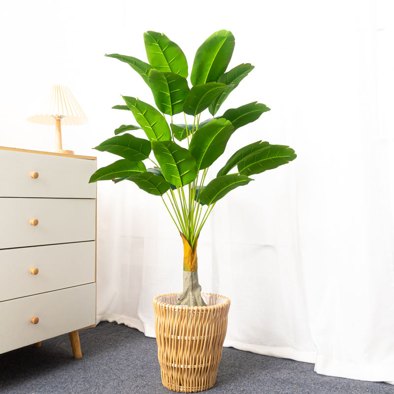 100cm 24Heads Artificial Banan - Dracaena Marginata incelemesi ve fiyatı