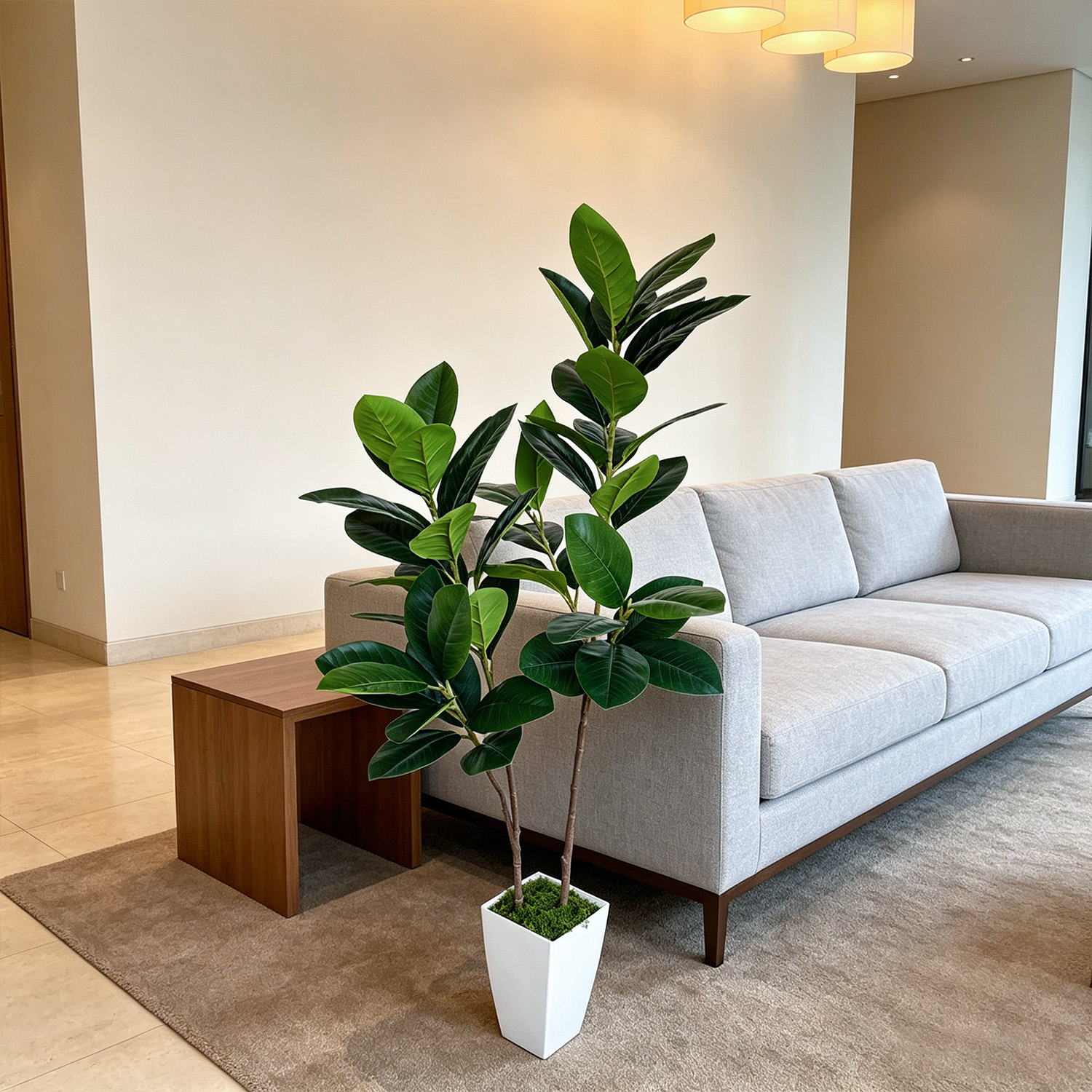 130cm/4.3ft Artificial Ficus L - Ficus Lyrata Tree incelemesi ve fiyatı