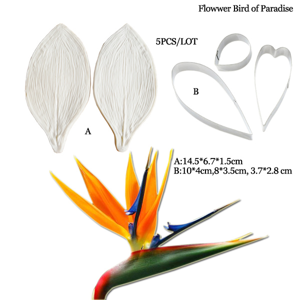 Large Gumpaste Strelitzia Bird - Bird Paradise Strelitzia incelemesi ve fiyatı