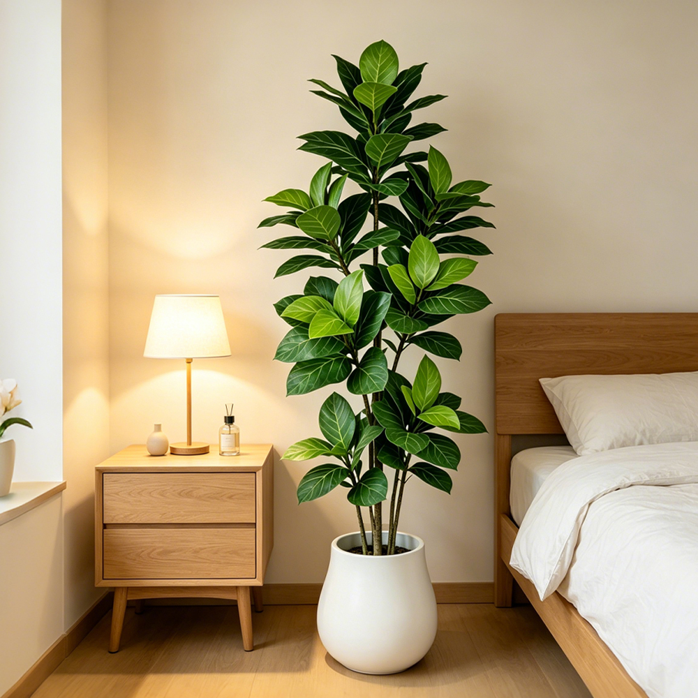 70-130cm Large Artificial Bany - Ficus Lyrata Tree incelemesi ve fiyatı