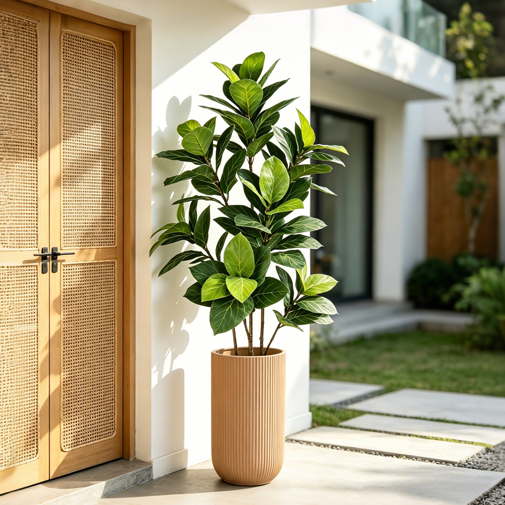 70-130cm Large Artificial Bany - Ficus Lyrata Tree incelemesi ve fiyatı