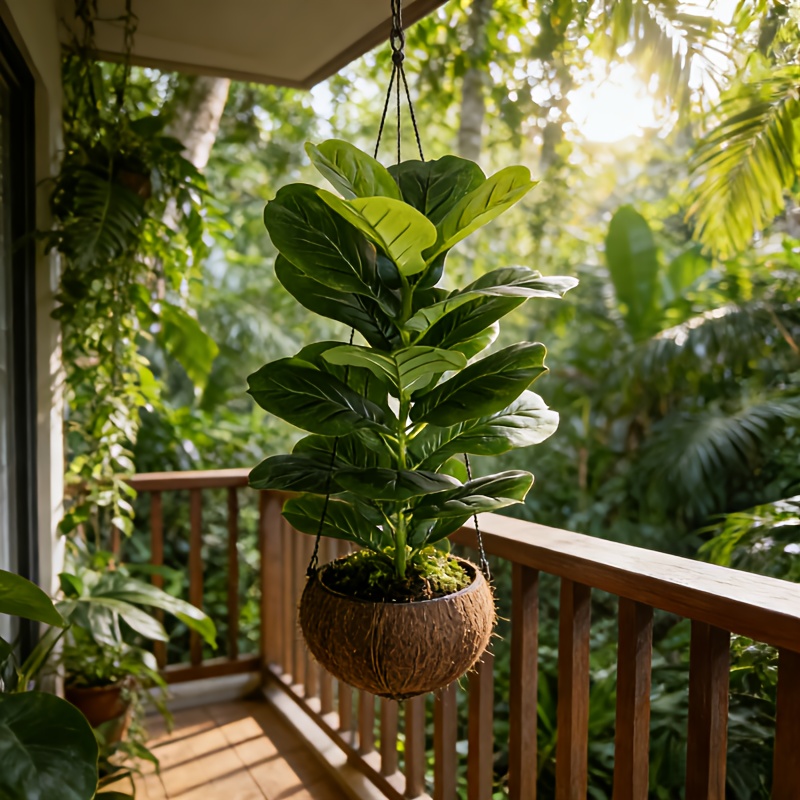 1pc of 85cm Artificial Ficus L - Dracaena Marginata incelemesi ve fiyatı