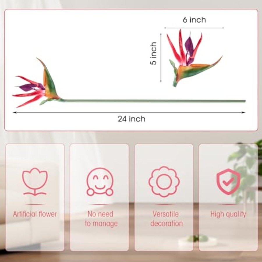 Pcs Bird of Paradise Artificia - Bird Paradise Strelitzia incelemesi ve fiyatı