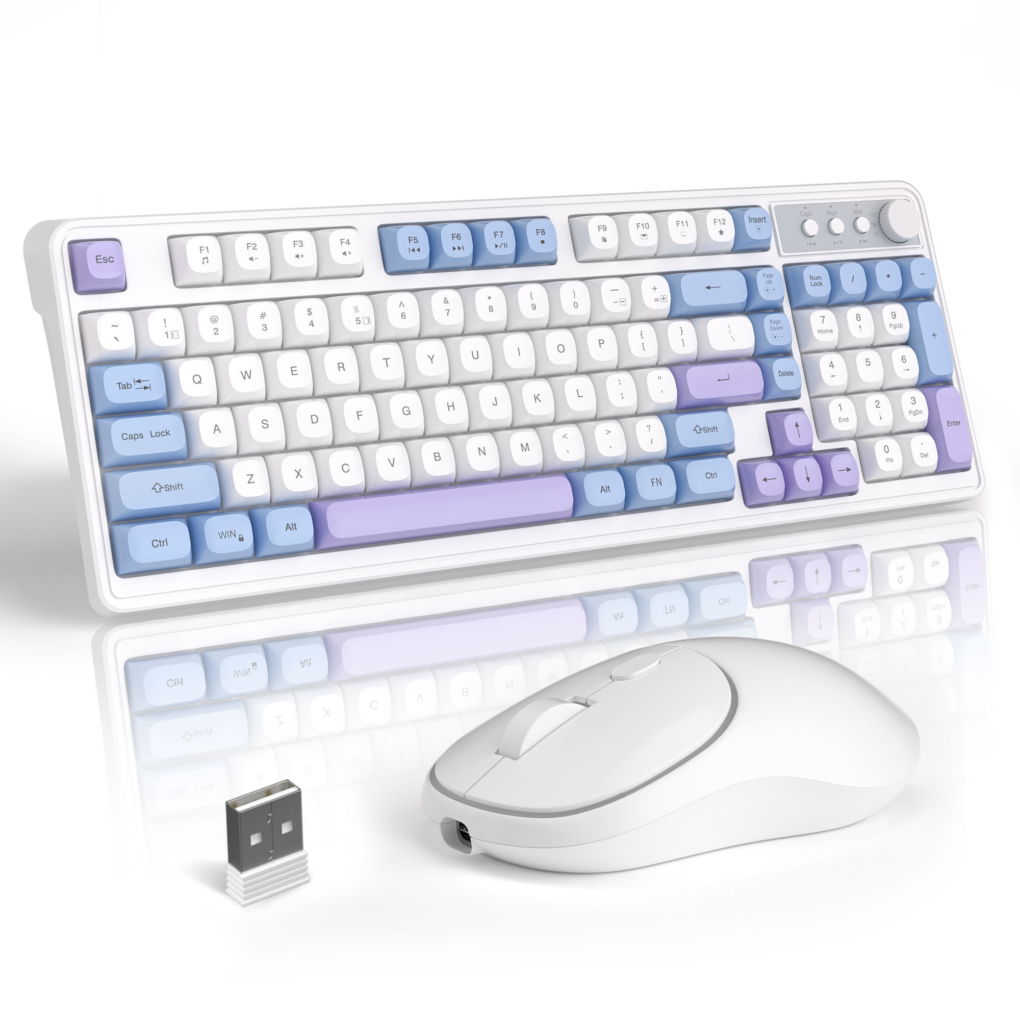 MageGee Wireless Gaming Keyboa - Tradescantia Purple incelemesi ve fiyatı