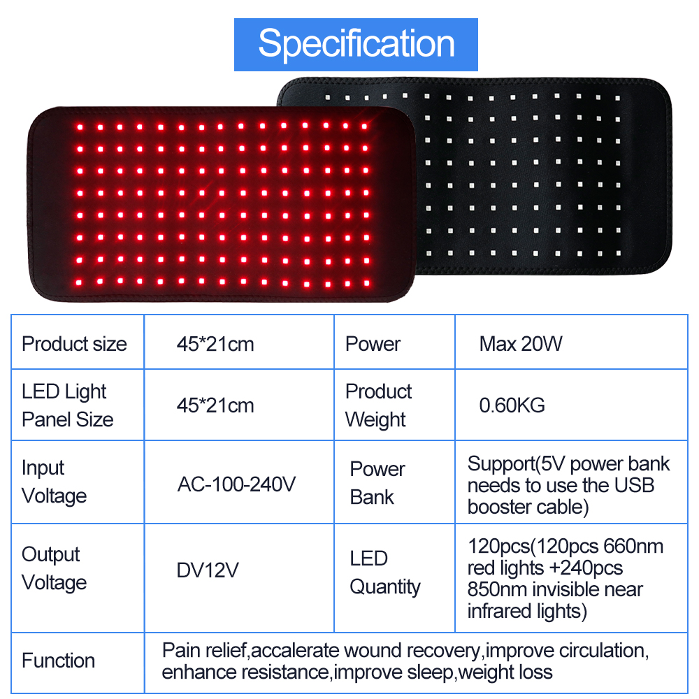 LED Red Light Belt 850nm and 6 - Aglaonema Red incelemesi ve fiyatı