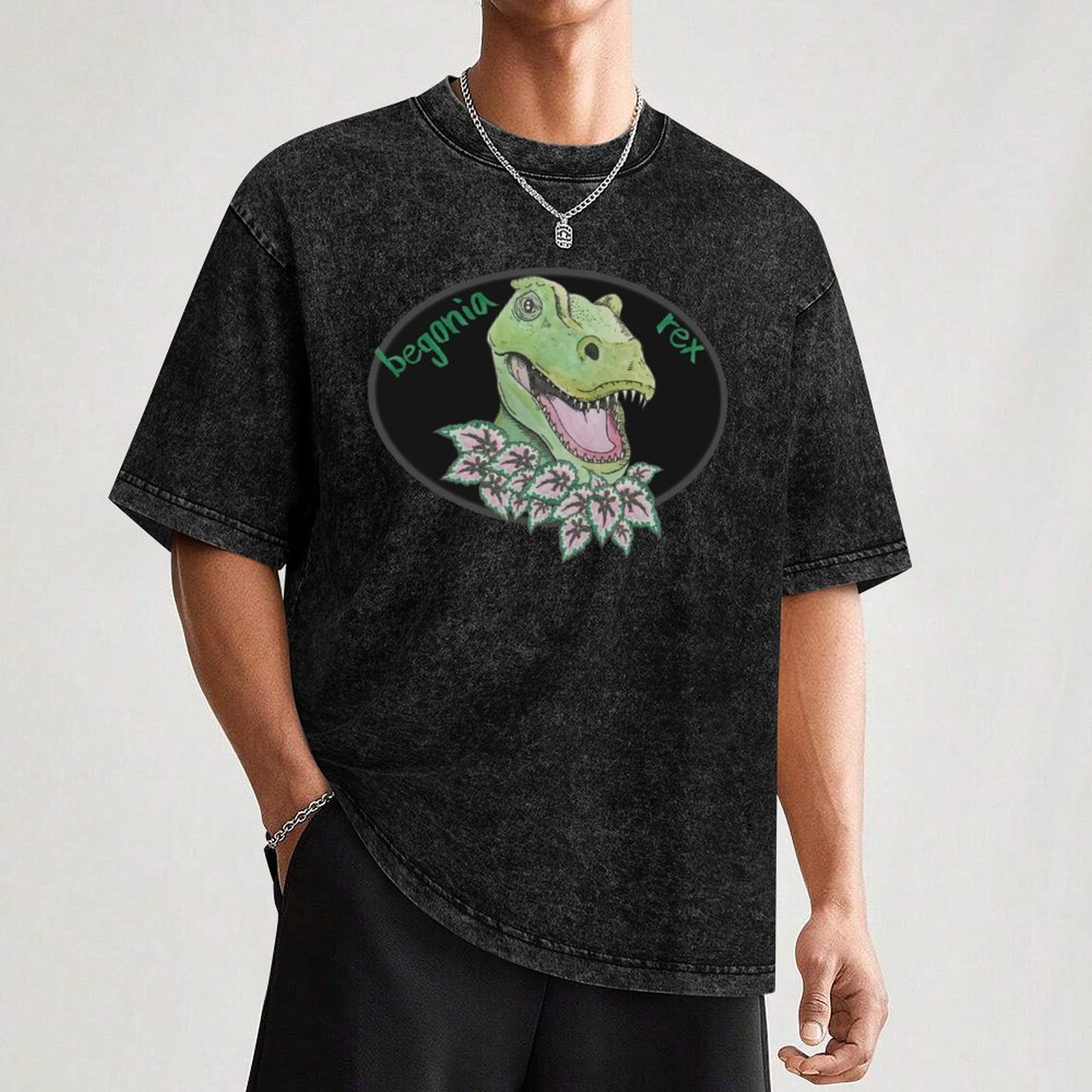 T rex begonia T-Shirt Big and  - Begonia Rex incelemesi ve fiyatı