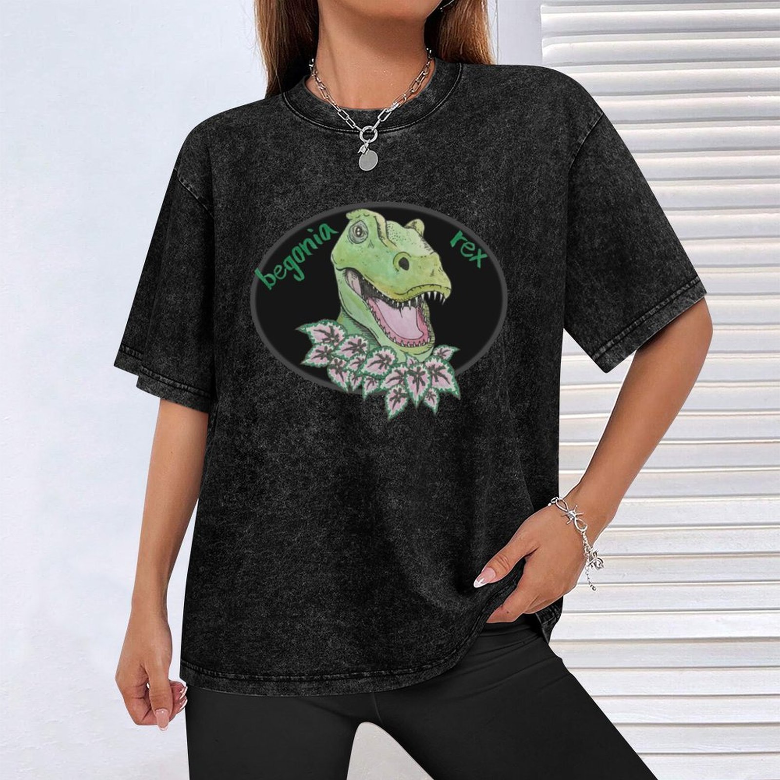 T rex begonia T-Shirt Big and  - Begonia Rex incelemesi ve fiyatı