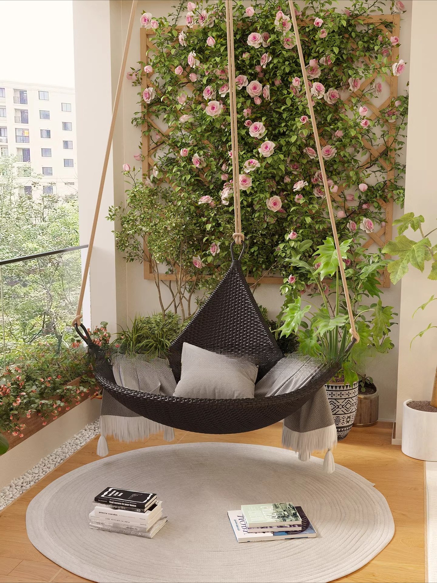 hanging chair cradle hanging b - Spider Plant Hanging incelemesi ve fiyatı