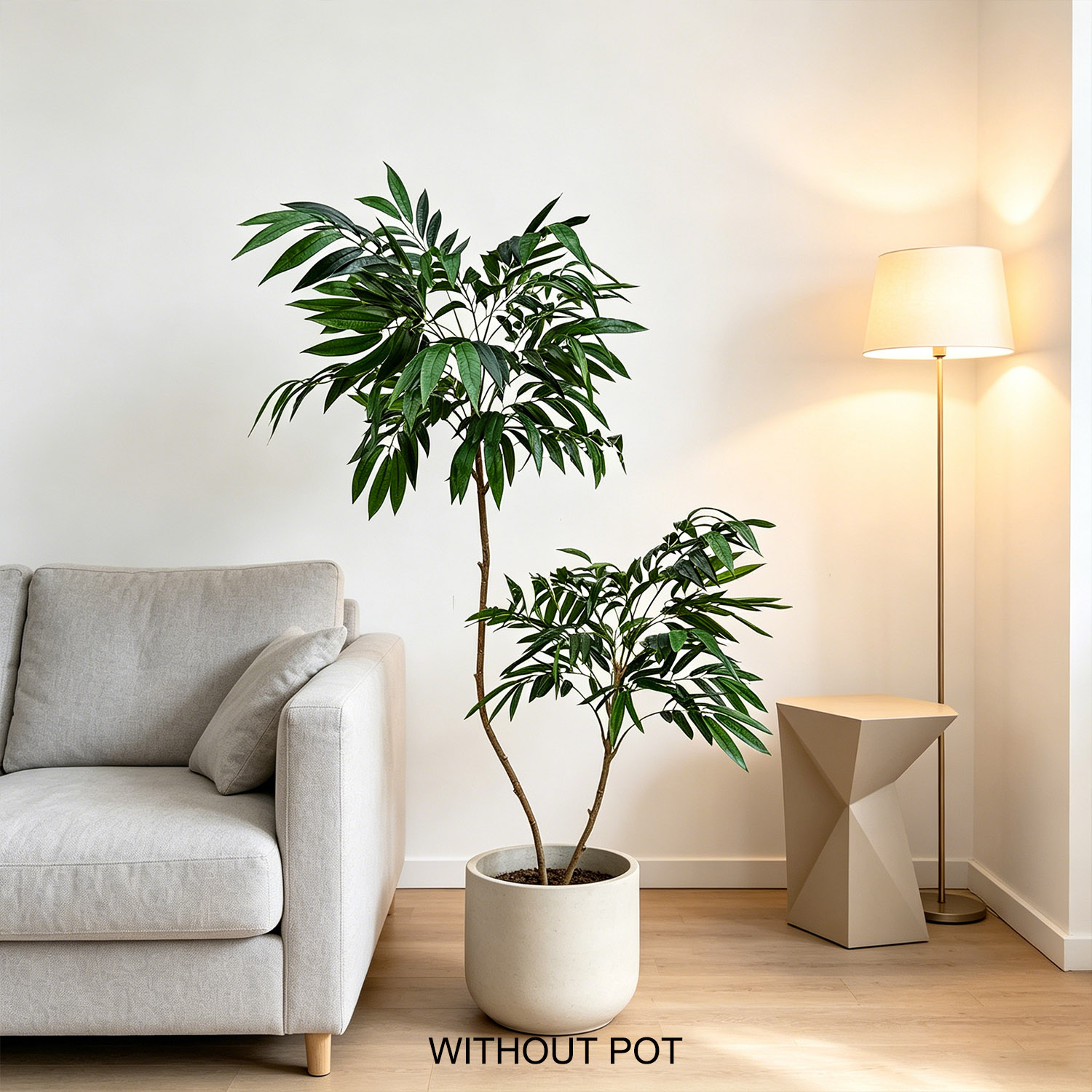 65-210cm/6.9ft Artificial Will - Ficus Lyrata Tree incelemesi ve fiyatı